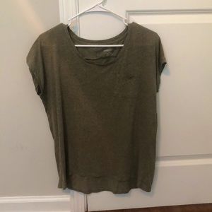 Olive Green Short Sleeve Pocket Tee